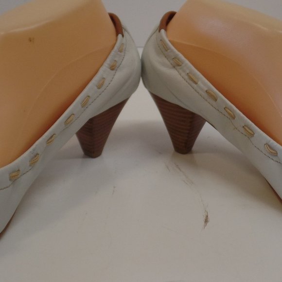 B Makowsky "BFEAST" Sz 9 White Leather - Picture 5 of 12